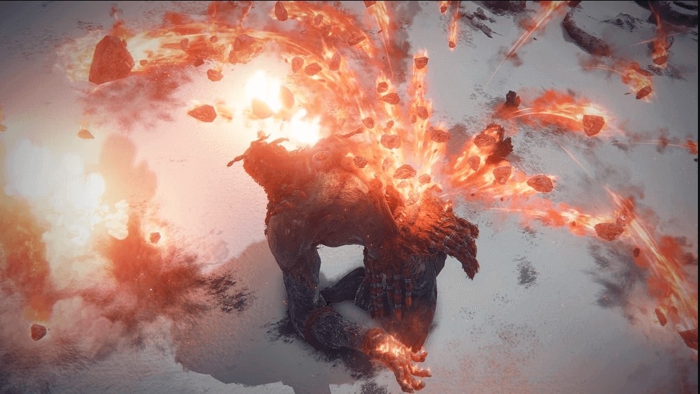 fire giant rocks